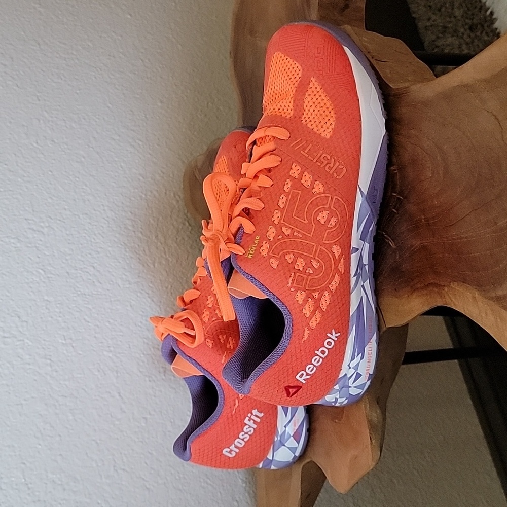 Reebok Crossfit Nano 5.0 Women Size 7 Kevlar Training Shoes Sneaker Orange